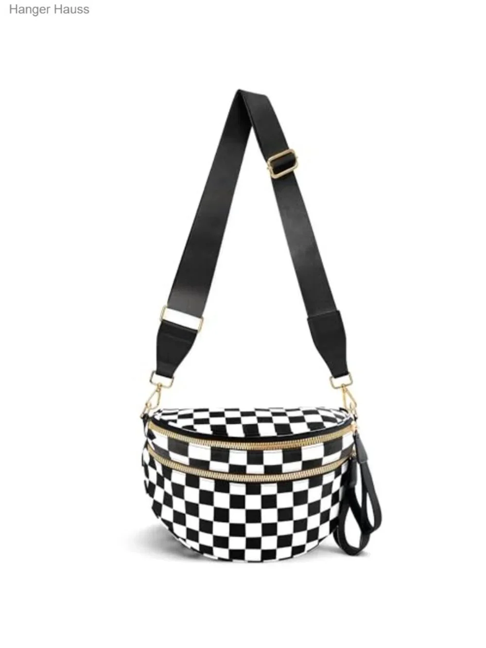 Nylon Crossbody Bum Bag for Women, Spacious Fanny Pack with Adjustable Strap